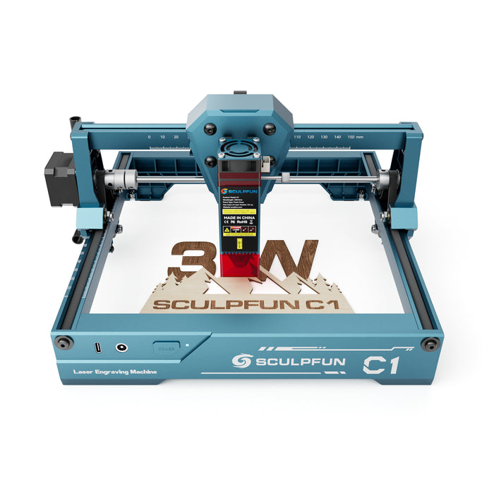 [EN MÉXICO] Sculpfun C1 Mini Grabador Láser 3W 0.04mm Punto Ultra Fino Compacto 15*13cm Área de Trabajo