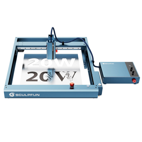 【Preventa】SCULPFUN A9 Ultra Máquina Láser 20W de Fibra y 40W de Diodo 2 en 1 para Grabado en Metales y No Metales