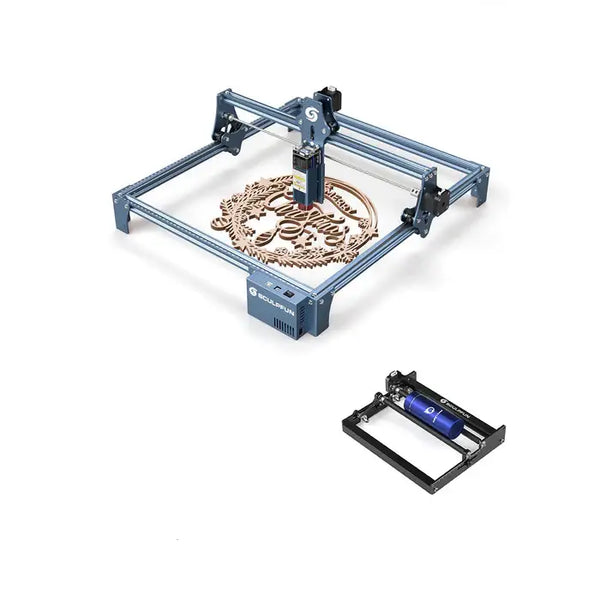 Sculpfun S9 5.5W Grabadora Láser con Rodillo para Termos y Cilindros